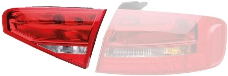 Image of HELLA 2TZ 010 915-101 Rear light Inner Section, with bulb holder, Right, W16W, with bulbs Combination Rearlight (391)