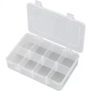 TRU COMPONENTS EKB-210 Assortment box (L x W x H) 181 x 117 x 39mm No. of compartments: 8 variable compartments