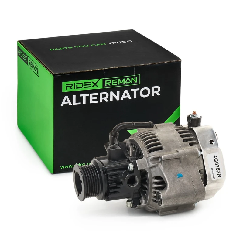 Image of RIDEX REMAN 4G0752R Generator Alternator Charging Current: 90A, Voltage: 12V, with integrated regulator Alternator (4)