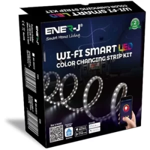 Ener-J SHA5212 Smart WiFi RGB LED Strip Plug and Play Kit 12V, 5 Meters, IP65