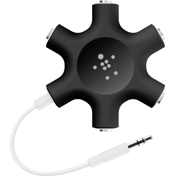 Image of Belkin Rockstar Universal Multi-headphone Splitter - Black
