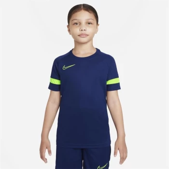 Image of Nike Academy Soccer Top - Blue/Volt