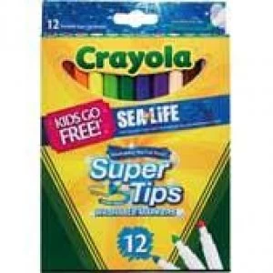 Image of Crayola Supertips Superwashable Felt Tips 12 pack