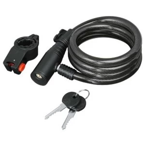 Image of Hama Bicycle Spiral Cable Lock, 120 cm, black