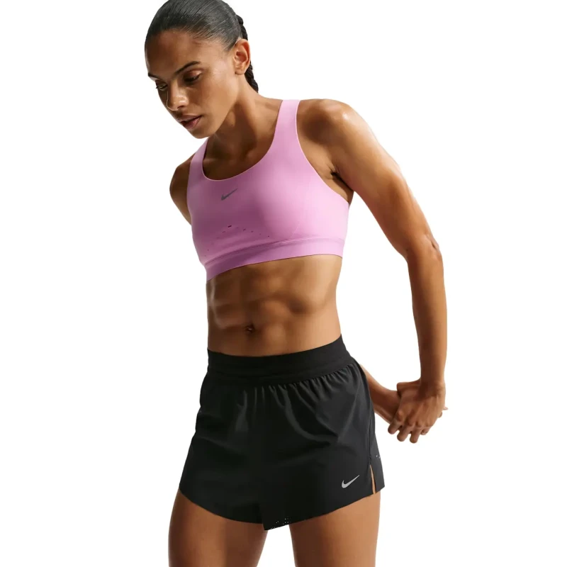 Image of Womens shorts with undershort Nike Swift Breathe Noir Female XS