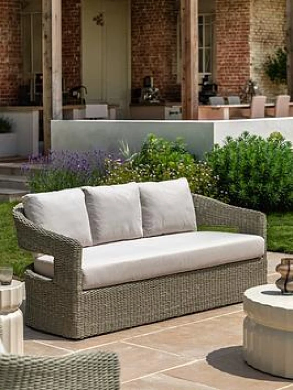 Image of Crossland Grove Ashdon Sofa 3 Seater 2000x850x800mm, Brown 5056693570769