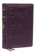 Image of kjv personal size reference bible sovereign collection leathersoft purple r