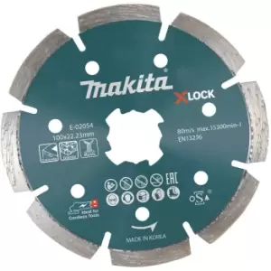 Image of Makita X Lock Diamond Cutting Disc 100mm