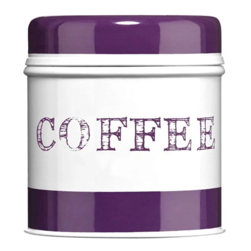 Image of Premier Housewares Purple Band Coffee Canister Purple