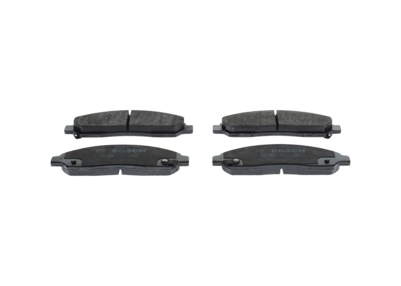 Image of Bosch 0 986 495 159 Brake pad set with acoustic wear warning, with mounting manual Low-Metallic Brake Pad Set,disc brake (402)