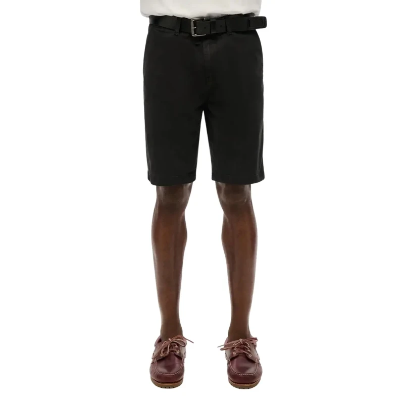 Image of Superdry Chino shorts Superdry Officer Noir Male 32