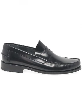 Image of Loake Princeton Leather Moccasin Shoes