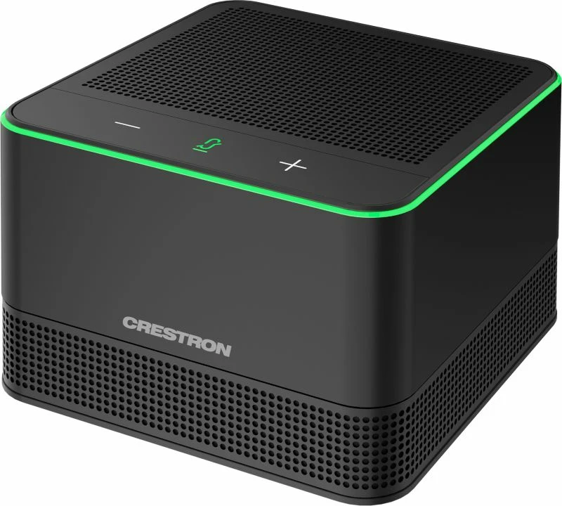 Image of Crestron Flex Pod Wireless Speaker and Microphone. Black