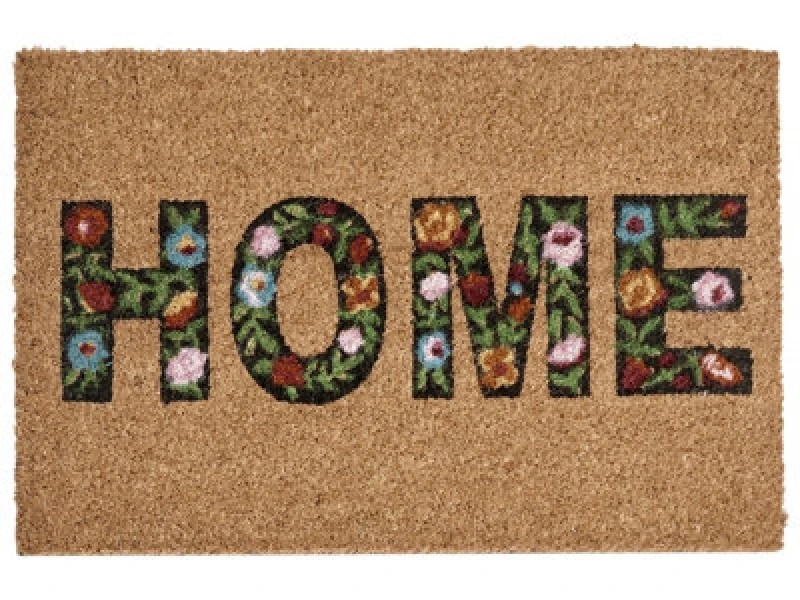 Image of Beliani Doormat Zambales Natural 40 X 60 Cm Coir