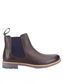 Image of Hush Puppies Justin Chelsea Boot - Brown, Size 10, Men