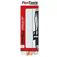 Pentel Ballpoint Pen 0.35mm Black Pack of 2