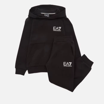 Image of Emporio Armani EA7 Sporty Core Identity Tracksuit Black Size 12 Years Boys