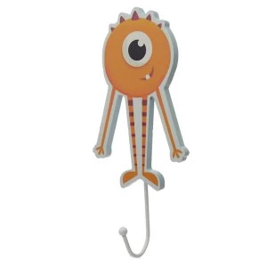Image of Orange Monster Monstarz Wooden Wall Hook