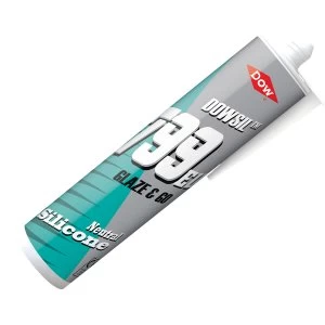 image of Dowsil 799 Silicone Sealant Clear 310ml