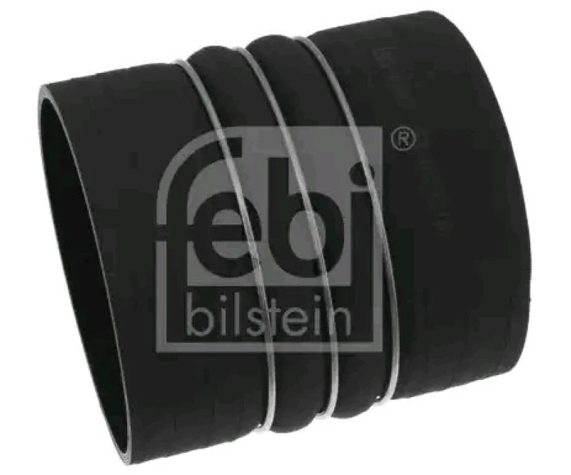 Image of FEBI BILSTEIN 47683 Turbocharger Hose FPM (fluoride rubber) MVQ (silicone rubber), FPM (fluoride rubber) Charger Intake Hose (3314)