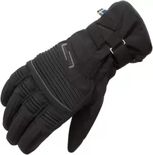 Image of Lindstrands Greip Motorcycle Gloves, black, Size 2XL, black, Size 2XL