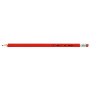 Image of Q-Connect HB Rubber Tipped Office Pencil Pack of 12 KF25011