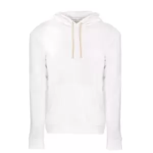 Image of Next Level Adults Unisex Fleece Pullover Hoodie (L) (White)