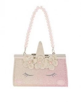 Monsoon Girls Unicorn Mini Bag - Gold