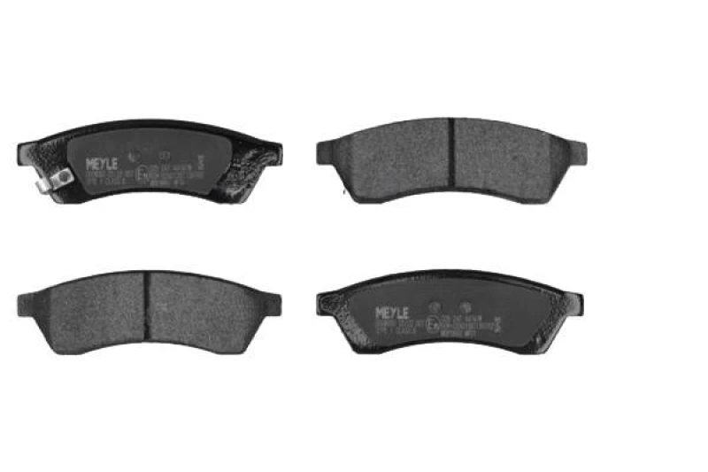 Image of MEYLE 025 247 4414/W Brake pad set Rear Axle, with acoustic wear warning, Original Quality, with anti-squeak plate Brake Pad Set,disc brake (402)