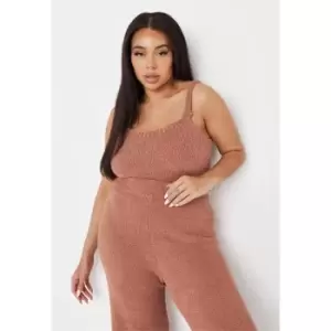 Image of Missguided Popcorn Crop t Shirt - Brown
