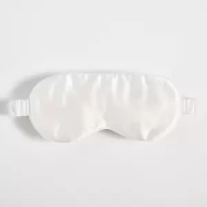 Image of in home 100% Silk Eye Mask - White
