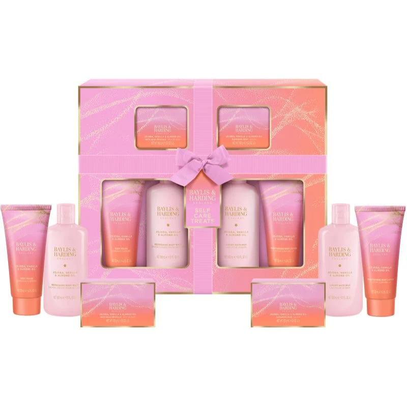Image of Baylis & Harding Jojoba, Vanilla & Almond Oil gift set for the body