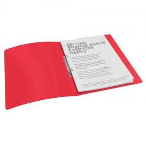 Image of Rexel A4 Ring Binder; Red; 16mm 2 O-Ring Diameter; Choices - Outer