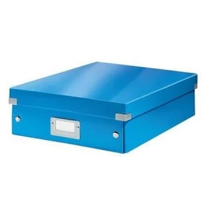 Image of Leitz Click and Store Medium Organiser Box Blue