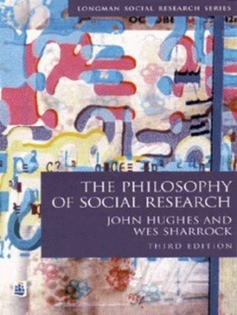 Image of The Philosophy of Social Research by John A. Hughes Paperback