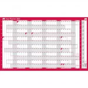 image of Sasco 2023 Oversized Year Planner Unmounted Landscape 1110x610mm Ref