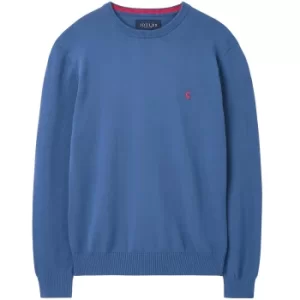 Image of Joules Mens Jarvis Crew Neck Jumper Ink Blue Medium