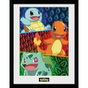 Image of Pokemon Starters Glow Collector Print