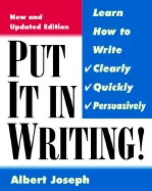 Image of put it in writing