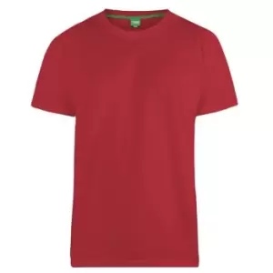 Image of Duke Mens Flyers-2 Crew Neck T-Shirt (L) (Red)