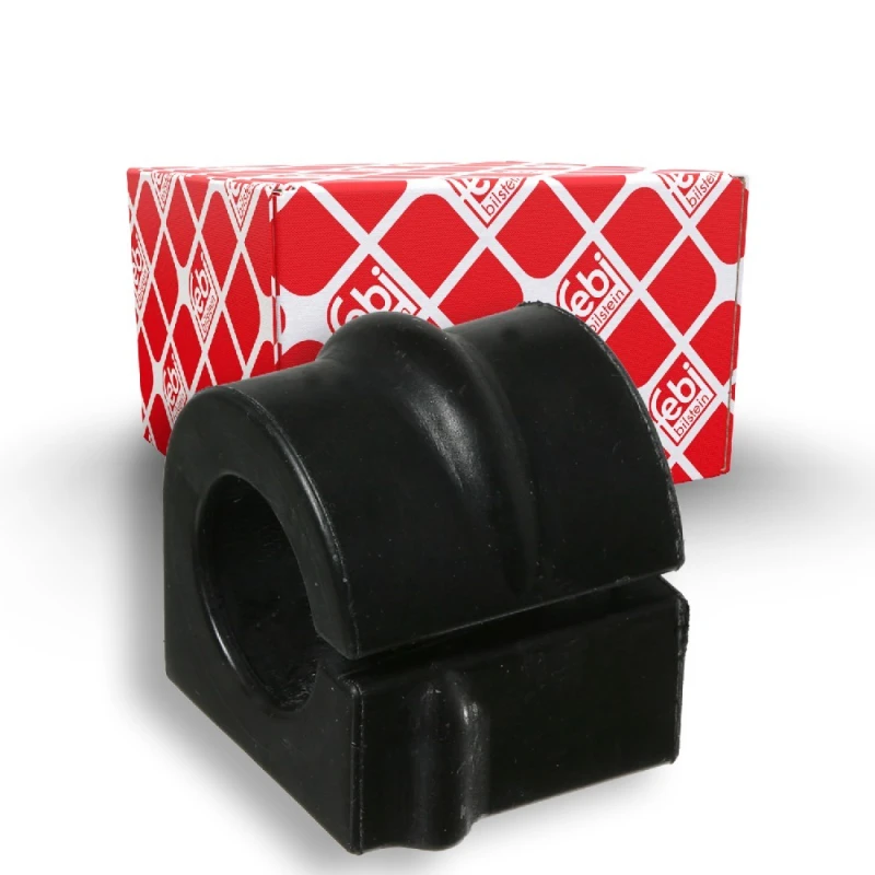Image of FEBI BILSTEIN 21124 Stabilizer Bushes Front Axle, Rubber Rubber Anti-roll Bar Bush Kit (1334)