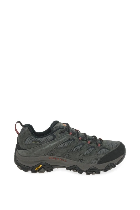 Image of Merrell Moab 3 GTX Leather Textile Mens Comfort Shoes - Beluga - Size:UK 8