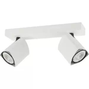 image of Italux Merusa Modern Twin Ceiling Spotlight, GU10