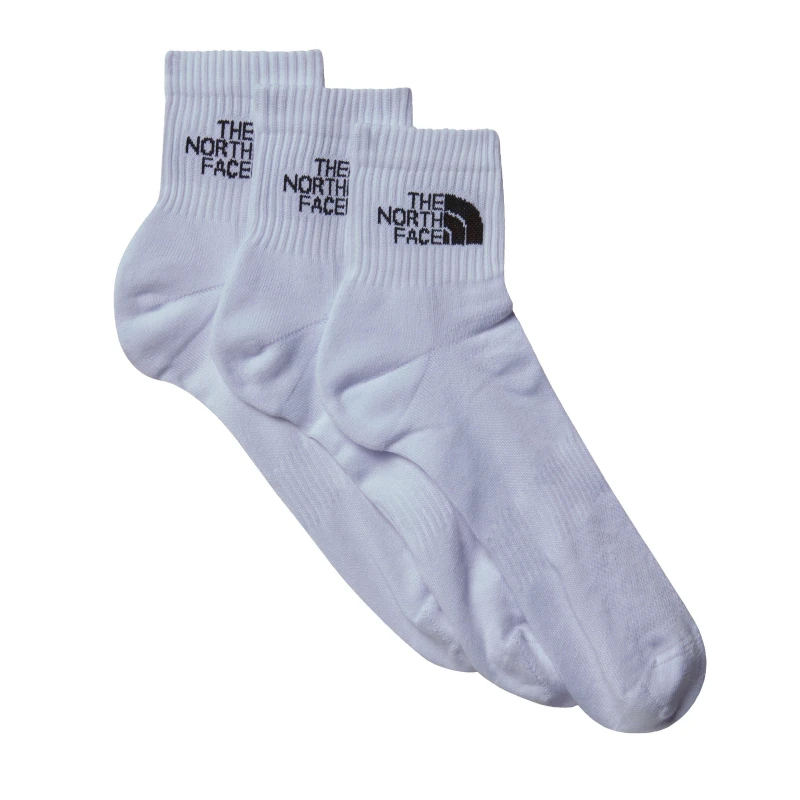 Image of The North Face MULTI SPORT CUSH QUARTER SOCK 3P TN Tnf White male L 9.5-11.5