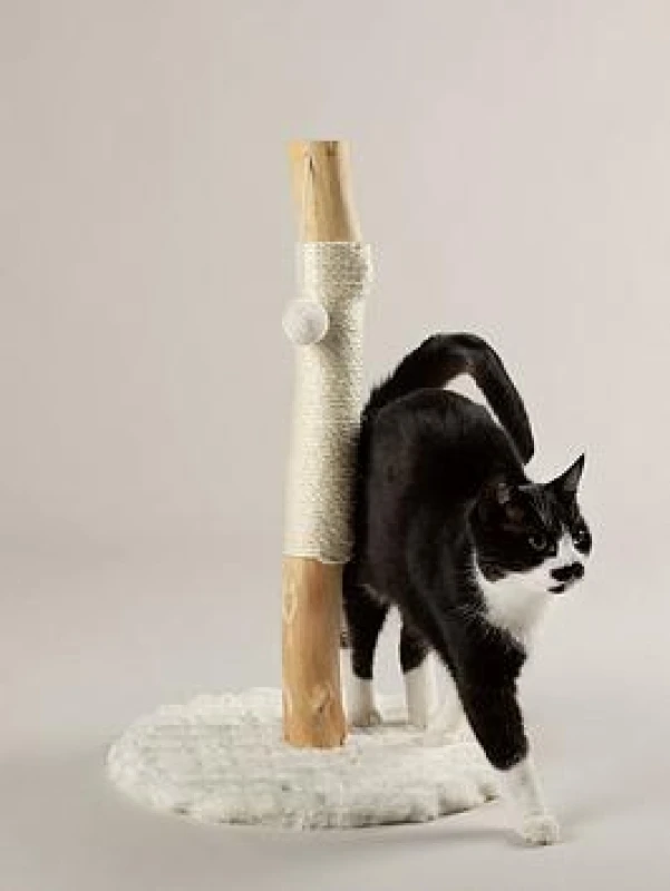 Image of Scruffs Rockies Cat Scratching Tree, Cream TRE/RCD/663062