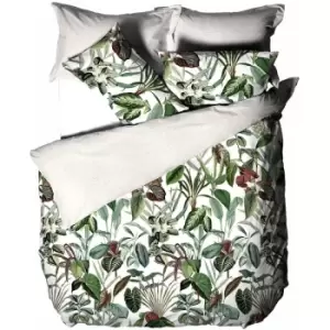 Image of Linen House Wonderplant Duvet Cover Set (King) (Multicoloured) - Multicoloured