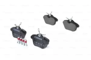 Image of Bosch 0986494020 Brake Pad Set Disc Brake Front Axle