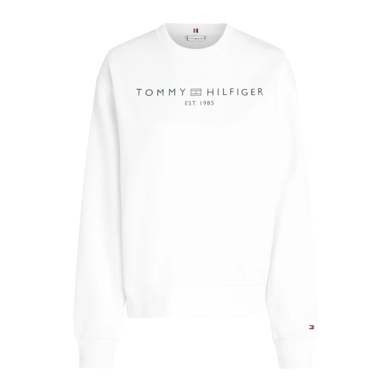 Image of Tommy Hilfiger Pullover sweatshirt Th Optic White female 10 (S)