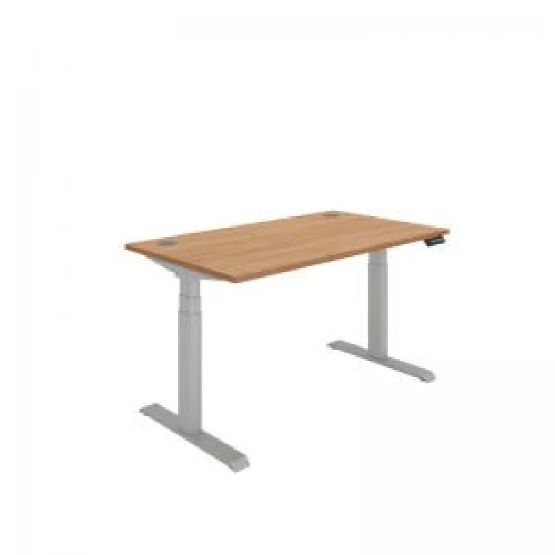 Image of Polaris Dual Motor Sit/Stand Desk 1400x800 Beech/Silver KF800111
