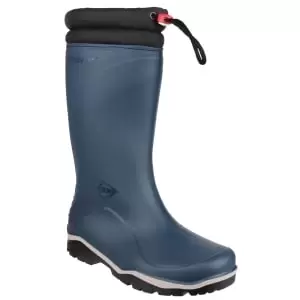 Image of Dunlop Blizzard Winter Wellington Boot - Blue/Black Size 11